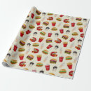 Recherche de food papier cadeau Hamburger