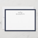 Search for professional note cards Navy blue
