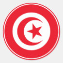 Search for flag of tunisia stickers Red