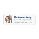Search for blue brown return address labels Rustic