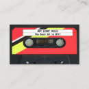 Recherche de cassette audio cartes visite Rétro