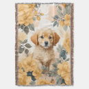 Search for golden retriever blankets Floral