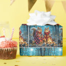 Recherche de feu de camp papier cadeau Automne
