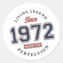 Recherche de 1972 stickers D'anniversaire