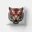 Recherche de tête de tigre coussins Faune
