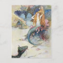 Search for vintage mermaid postcards Woman