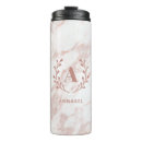 Recherche de marbre rose tasses Monogramme
