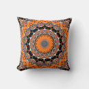 Search for orange and gray pillows Rustic