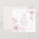 Search for girl 18th birthday invitations Watercolor