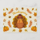 Recherche de dinde thanksgiving cartes postales Citrouille
