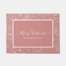 Search for glitter christmas doormats Rose gold