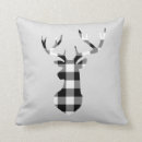 Recherche de cerf noir coussins Classique