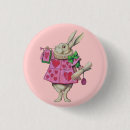 Recherche de lapin blanc badges Alice