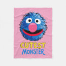 Search for sesame street grover blankets Monster at the end