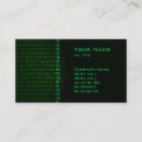 Search for binary standard business cards Coding
