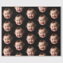 Search for baby face wrapping paper Birthday