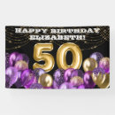 Search for purple 50th birthday party decor Glitter
