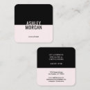 Recherche de chic et sobre cartes visite Salon de beauté