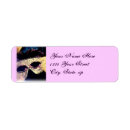 Search for mardi gras mask return address labels Festival