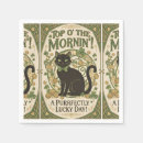 Search for st patricks day napkins Black