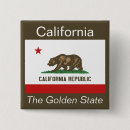 Search for californian buttons California flag