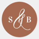 Search for monogram favour stickers Boho