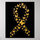 Search for childhood cancer awareness posters Gold