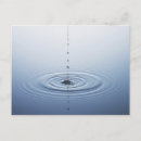 Search for water ripples postcards Abstract