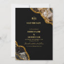 Search for geode save the dates Gold glitter