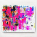 Recherche de peinture rose tapis souris Abstrait