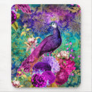 Recherche de paon vintage tapis souris Floral