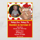 Search for monkey photo invitations Kids