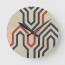 Recherche de orange et bleu horloges Moderne
