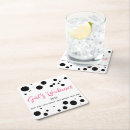 Recherche de pointillé dessous de verres Rose