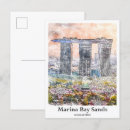 Search for gardens by the bay postcards Marina bay sands