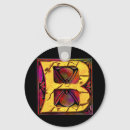 Search for b round keychains Letters