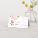 Recherche de baby shower placement cartes Ours en peluche