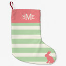 Search for bunny christmas stockings Girly