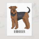 Recherche de terrier d airedale cartes postales Dog