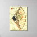 Search for oriental canvas prints Fan