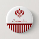 Search for red white damask accessories Vintage