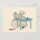 Search for writes postcards Seated