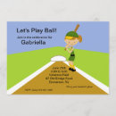 Search for softball invitations Cute