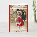 Search for umbrella christmas cards Girl