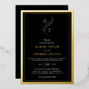 Search for black white and silver wedding invitations Calligraphy