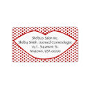 Search for red lips return address labels Beauty