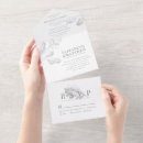 Search for accommodation wedding invitations All in one