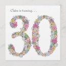 Search for womans female 30th birthday invitations Thirtieth