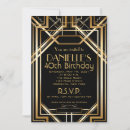 Search for roaring 20s birthday invitations Elegant