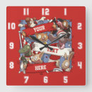 Recherche de animaux drôles horloges Dessins animés